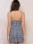 Import Straight Neck Sexy Slip Plaid Dress For Summer from China