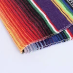Stripe Mexican Table Runner Rainbow Table Runners For Wedding Decoration