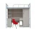 Import student apartment use metal bunk bed with desk and locker from China