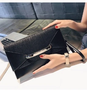 stylish pu leather women clutches wristlet clutch evening bags  large envelope handbag cool crossbody purse wallet