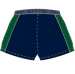 sublimated club shorts flex-fit stretch panelling strength polyester drill fabric rugby union and rugby league shorts