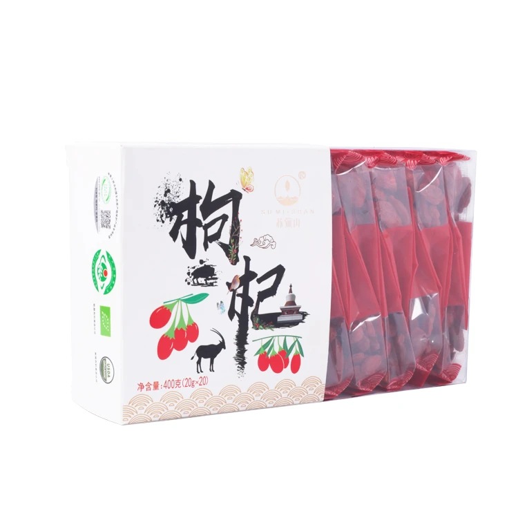 SUMISHAN Brand  400G Gift Packing Qinghai New Harvest Dried Fruit Red Wolfberry Organic Goji Berry