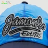 summer breathing fabric ponytail sports baseball hats and caps custom felt embroidery logo for wholesale