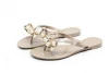 Summer fashion new bow pearl slippers women indoor and outdoor slip-resistant beach shoes sandal flip-flops
