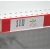 Import supermarket display flat adhesive of shelving pvc data strip 26mm from China
