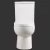 Import SUYO Sanitary Ware Bathroom Two Piece Toilet P trap Vitreous Big Toilet Bowl from China