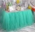 Import Table Decoration for Weddings Invitation Birthdays Baby Bridal Showers Parties Tulle Table Skirt free shipping WQ19 from China