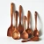 Import teak wood cooking spoon set kitchen accessories  wooden utensil set from China