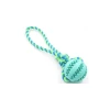 Teeth Cleaning jumping training dog rope with ball dog chew ball with rope