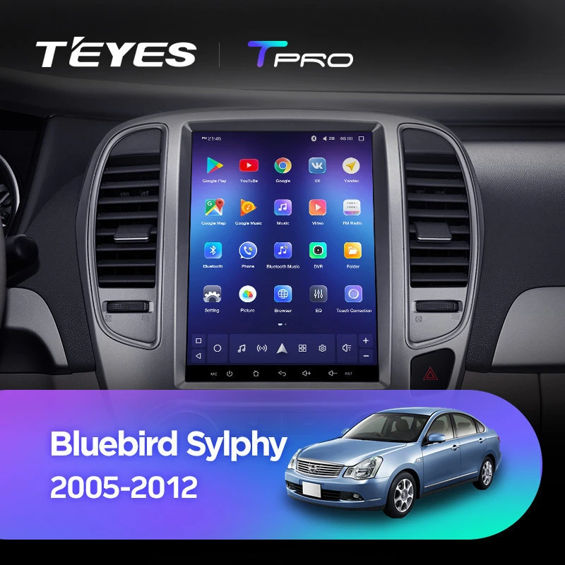 TEYES TPRO For Nissan Bluebird Sylphy G11 Tesla style Tesla screen 2005 - 2012 Car Radio Multimedia Video Player Navigation GPS