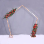 The arch rose gold wedding stage decoration door gift wedding decoration