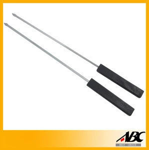 Top Grade Rubber Wood Handle BBQ Skewer/BBQ Accessory
