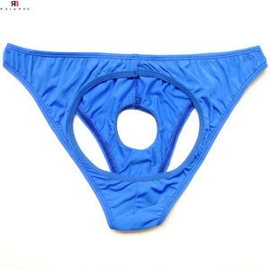 Top quality customized sexy mens open back underwear manufacture