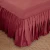 Import Top Quality Queen Linen Hotel Fitted Bed Skirt Set Bed Spread Cover solid bed skirt from China