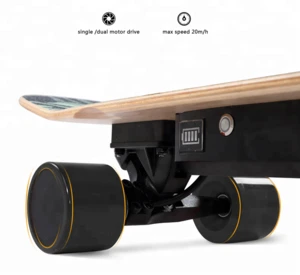 Top selling customized pattern board skateboard motor drive