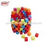 Toy for Kids Learning Resources Wooden Color Cubes 100pcs Intelligence Building Blocks with Non-Toxic Paints