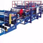 Trade Assurance Blue corrugated EPS sandwich panel