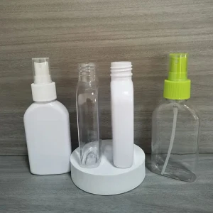 Transparent Plastic Bottle, Can Be Customized Custom 100ml LOGO with 24mm Sprayer. Cosmetic Screen Printing PET PUMP Sprayer TE