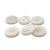 Import two face dyeable white 4hole river shell button from China