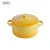 Import two handle round mini cocotte with lid heat resistant ceramic color enamel casserole from China
