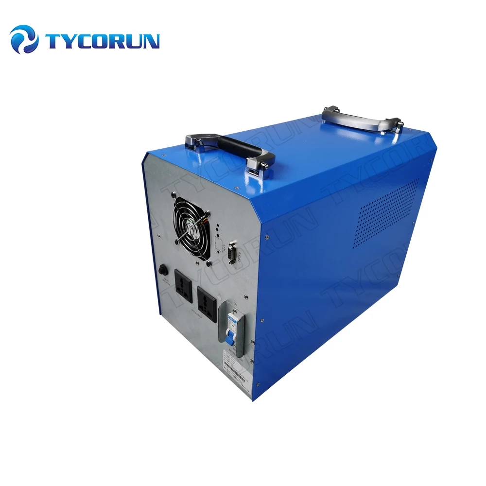 Tycorun 2000w home power supply solar portable power station lithium ion battery power bank generator