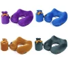 u shape bath travel neck pillow,u-shaped neck inflatable air pillow case, tube shape pillow