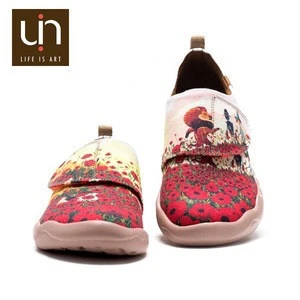 UIN Flowers rose fancy cartoon cute pink cute comfortable shoes for kids