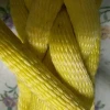 Ultra-high molecular weight polyethylene fiber double braided rope for mooring use