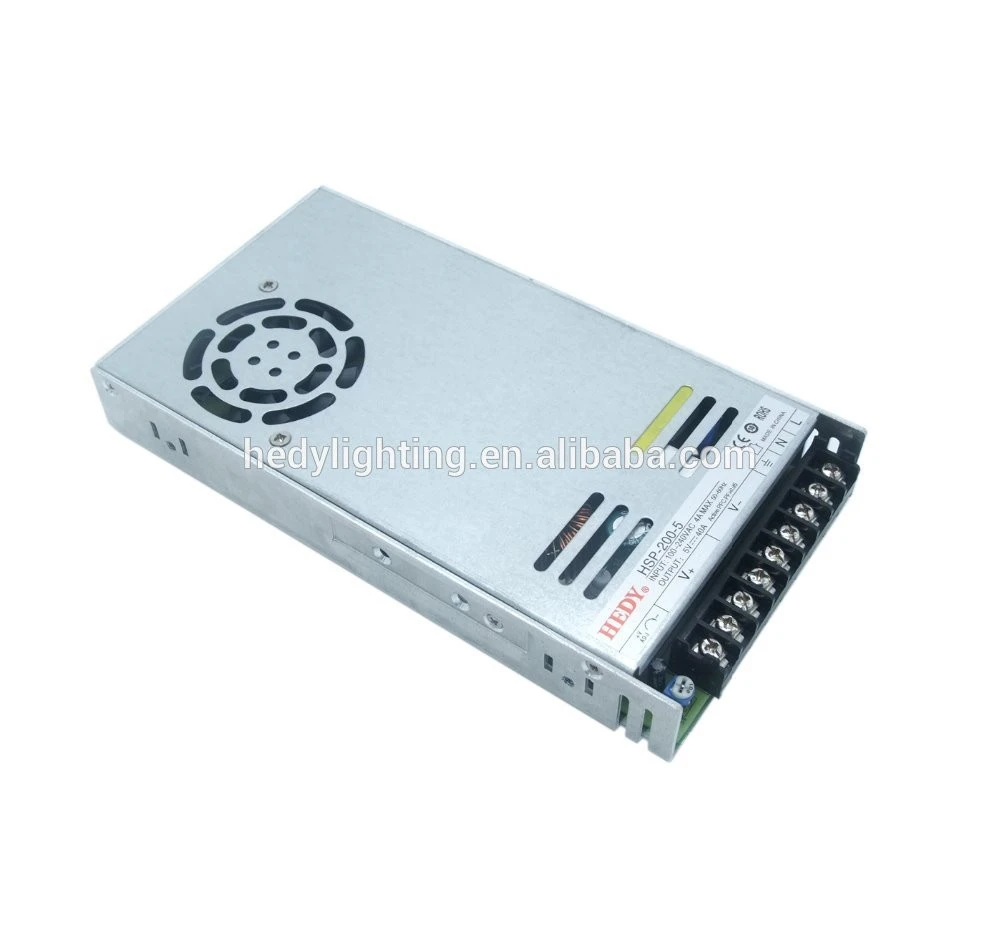 Ultra-thin power supply unit 5v 40a power supply 200w LED Power Supply with 0.95 PF