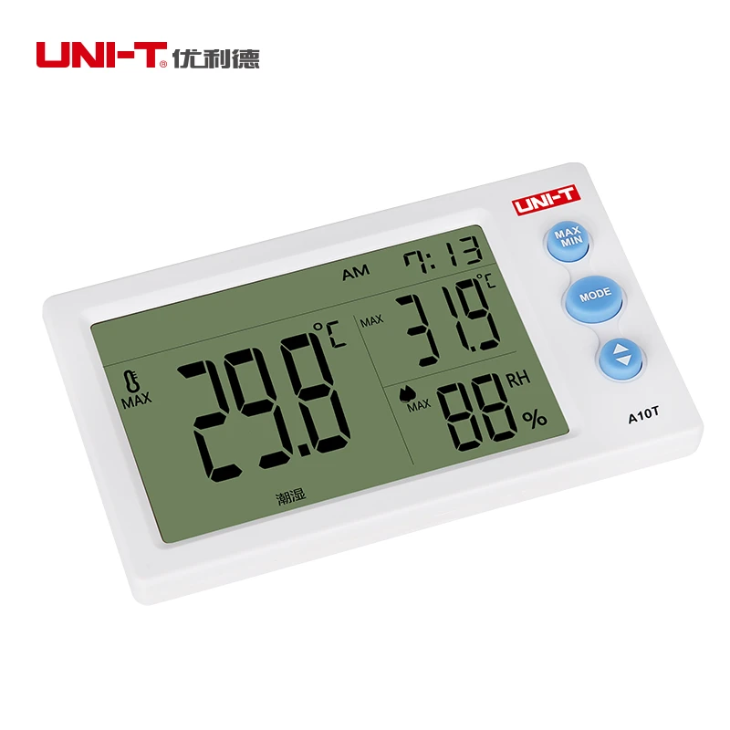 UNI-T High Quality A10T Temperature Humidity Meter Measuring Instrument Real-time Display Readings on A Large Screen