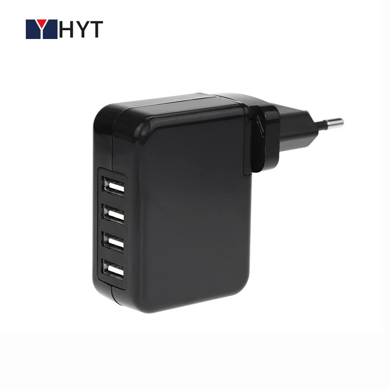 Universal adapter 4 Port mobile phone USB Charger detachable plug power adapter multi-functional adaptor