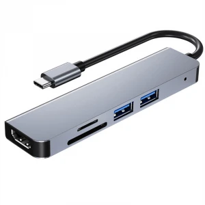 USB Type C Hub USB 3.1 Hub to HDM I HDTV 5 in 1 Combo Type-c Hub with 2 USB 3.0 Port SD TF Card Reader For Macbook Samaung