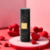 Valentine Shiny Starry sky Black Button-Pressed Luxury Lipstick Tube Custom Design Lipstick Container Empty Lipstick Packaging