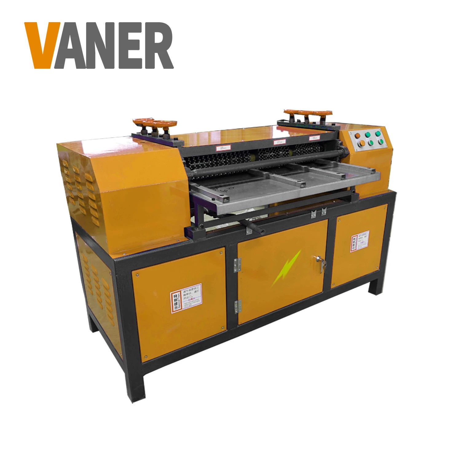 Vaner scrap car radiator recycling plant/tank copper aluminium radiator separator/water tank radiator peeling machine
