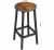 Import VASAGLE Industrial Design 25.6 Inch Tall Steel Frame Rustic Brown Bar Stools wooden High bar chair for Kitchen Dining from Pakistan