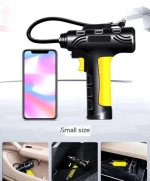 Vehicle-mounted inflator Portable electric household multifunctional tire inflator for automobile.