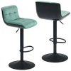 Velvet Bar Counter Stool Chairs