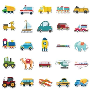 Vinyl sticker pack set Waterproof self adhesive custom sticker Die cut stickers bag