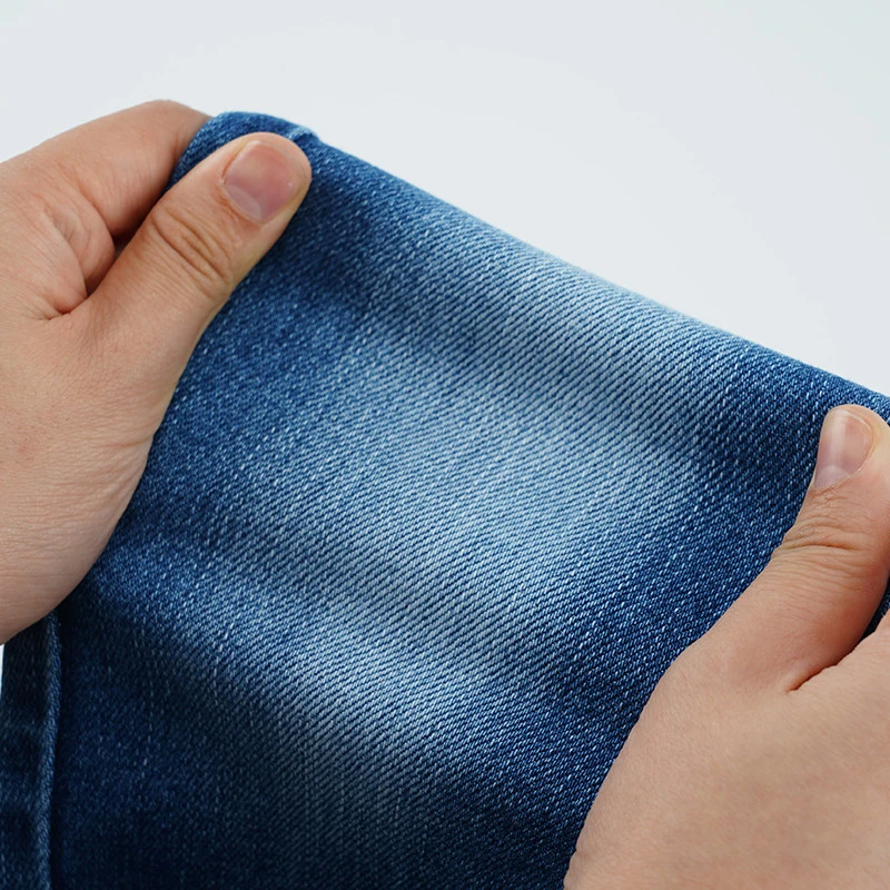 W-G2086 original 93.5%cotton stretch denim fabric suppliers high-end denim jean fabrics