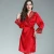 Import W0408 Women Robes Sexy Sleepwear Suit Nightgown Dress Rayon Silk Babydoll from China