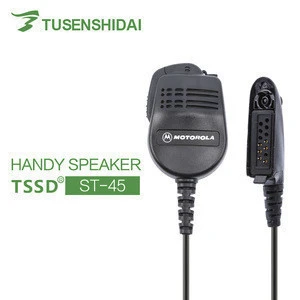 Walkie Talkie Handheld PTT Police Speaker Mic ST-45 for GP328 GP338 PRO5150 PG380 GP680 HT750 Two Way Radio Microphone