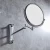 Import Wall-mounted folding Bathroom Mirror 3 X double sided Collapsible Make-up Mirror from China