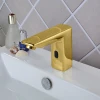 Water Automatic Touchless Faucets Infrared Basin Brass Auto Gold Sensor Faucet