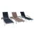 Import Wavy Recliner Waterproof sun bed, Aluminium Brushed Beach Chair Sun Lounger from China