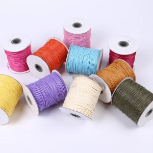 Wax line explosion models wholesale wax rope ribbon jewelry accessories decorative tag packaging rope factory direct sales