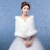Import Wedding Jackets Elegant Winter Bride Bridesmaid New Faux Fur Bridal Wrap Jacket Coat Bride Coat Wedding 2019 from China