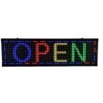 Welcome to open outdoor lighting LED colorful display sign