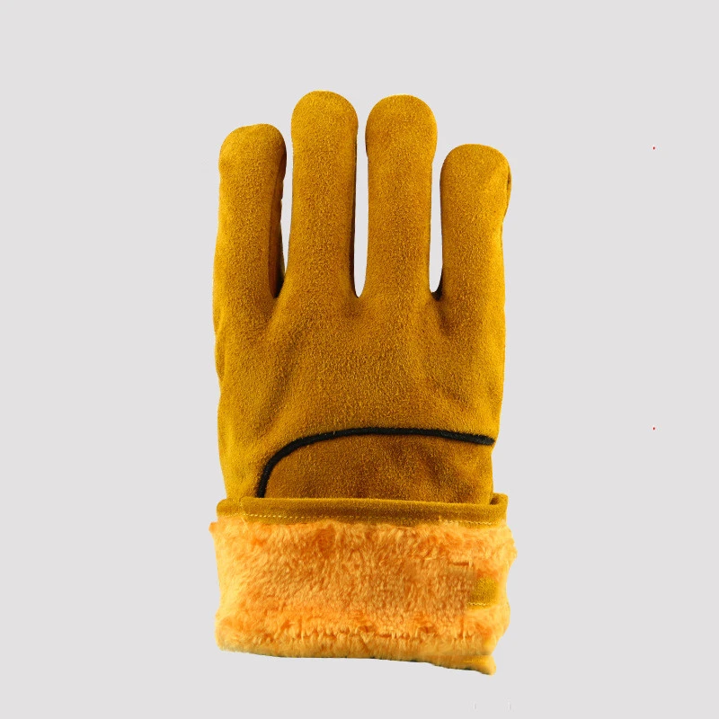 Welding Gloves cowhide anti-high temperature flame-retardant wear-resistant and heat-insulating welder gloves