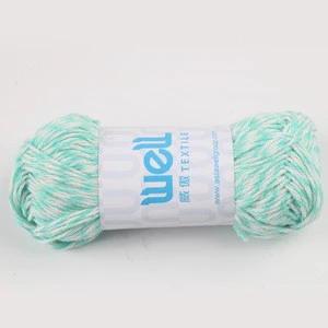 Well factory direct sell cotton acrylic blended muti milk yarn for crochet hand knitting of DIY toys cups flowers lower price