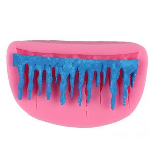 Wending Party DIY Icicle Water Droplets Moulds Chocolate Fondant Cake Decorating Tools Silicone Mold Dessert Moulds